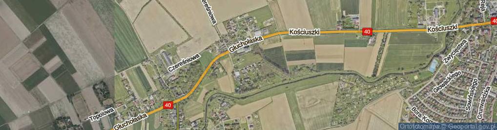 Zdjęcie satelitarne Młyńska ul.